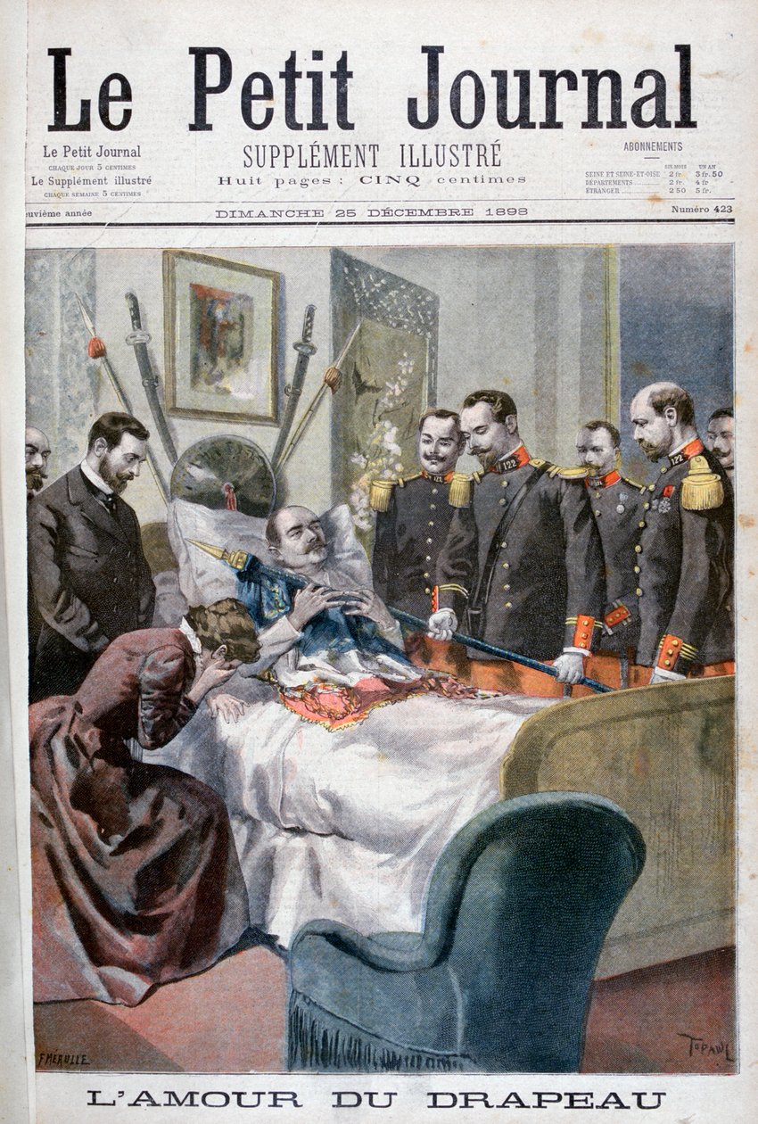 A zászló szerelme, 1898. alkotó: Fortuné Méaulle
