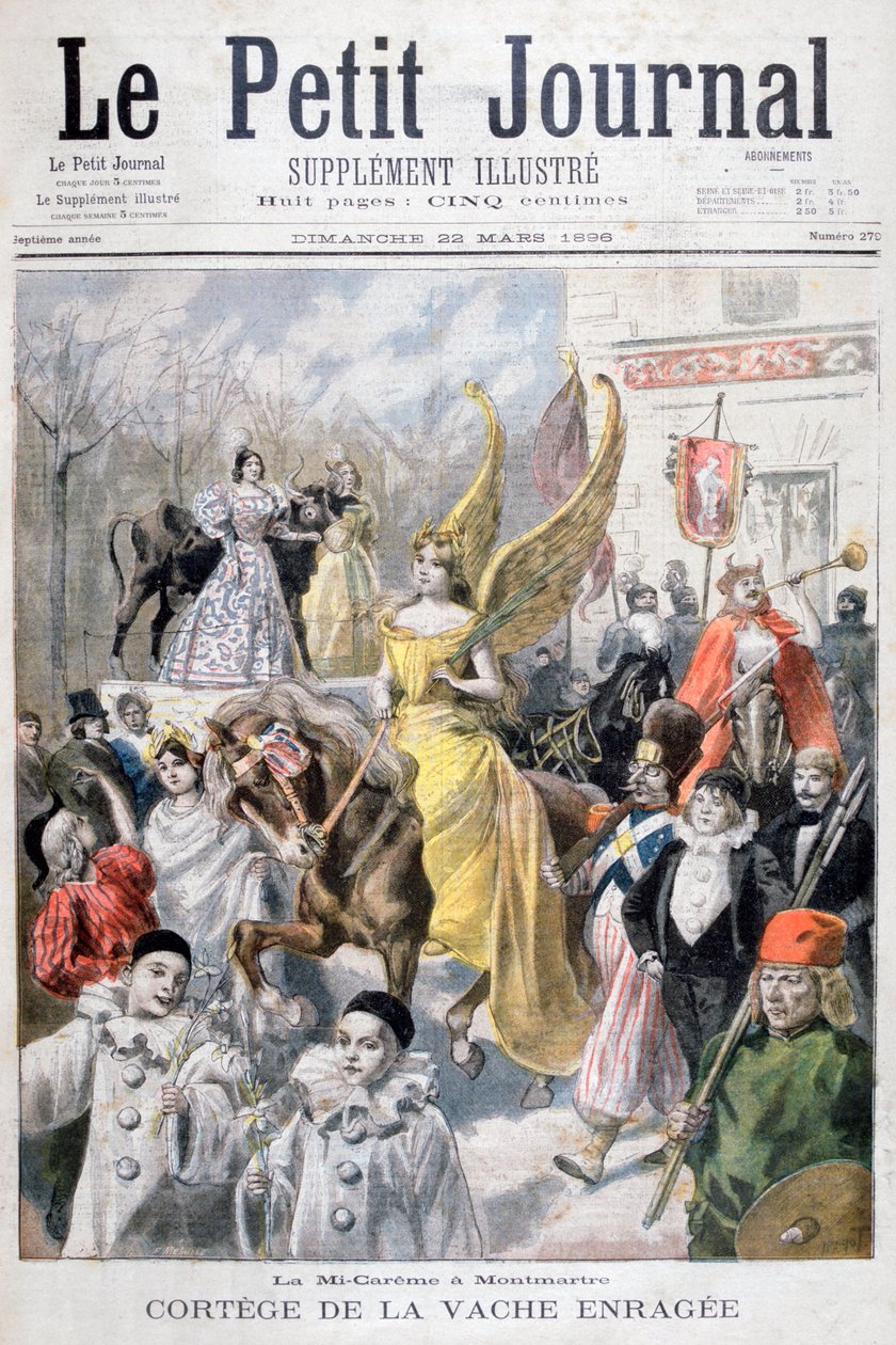 Nagyböjti ünnepségek, Párizs, 1896 alkotó: Fortuné Méaulle