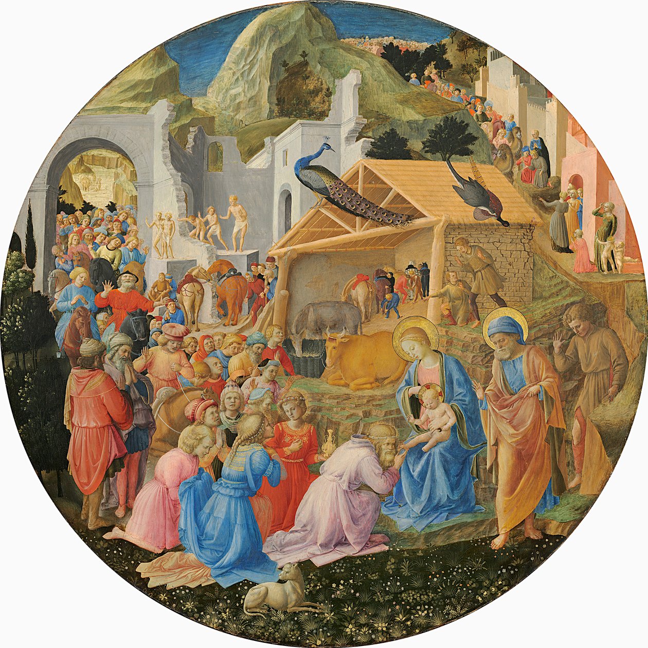 A mágusok imádása, 1440-60 körül (tempera a panelen) alkotó: Fra Angelico
