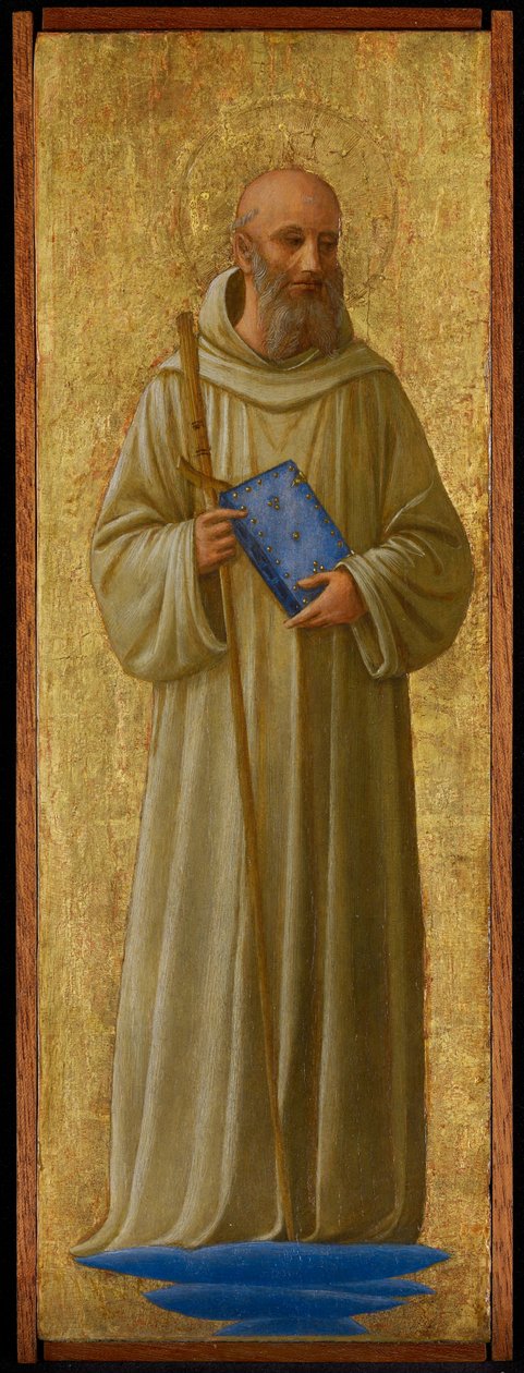 Szent Romuald, 1440 körül (tempera a panelen) alkotó: Fra Angelico