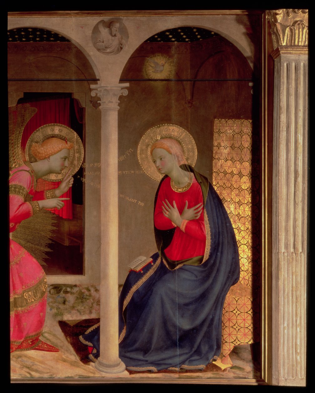 Az Angyali üdvözlet (részlet) alkotó: Fra Angelico
