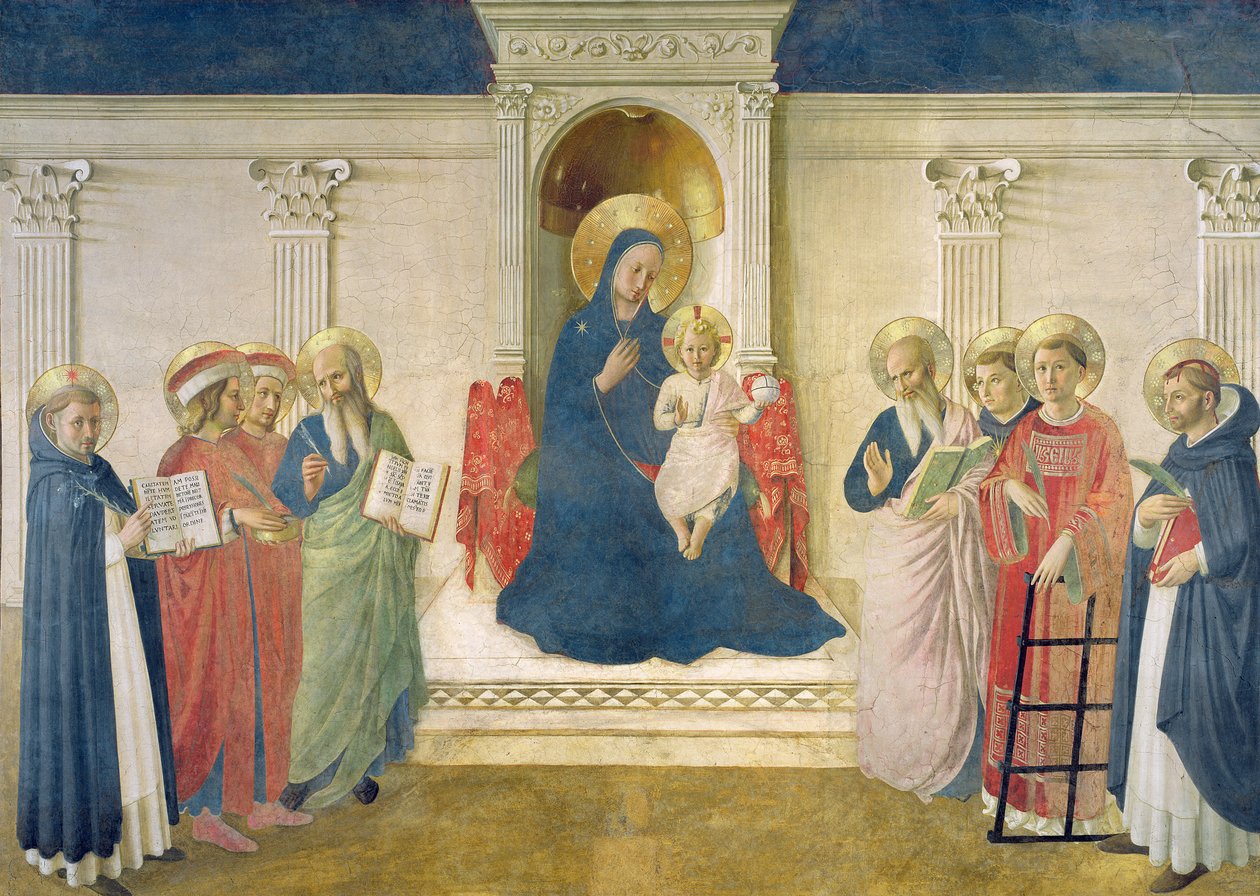 Az árnyak Madonnája, 1450 alkotó: Fra Angelico