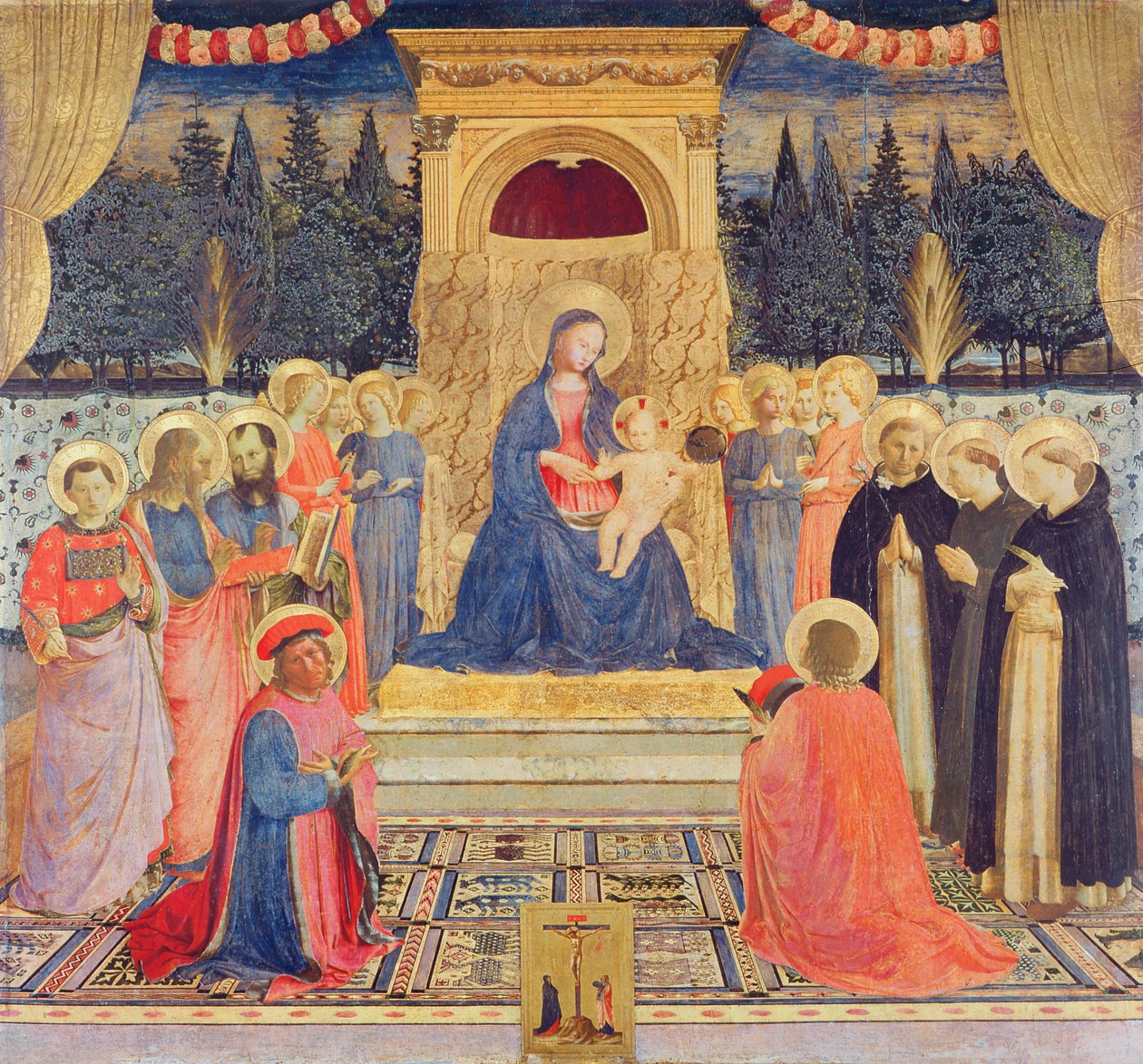 A San Marco-oltár, 1438-40 körül (tempera a panelen) alkotó: Fra Angelico