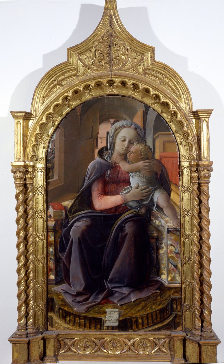 Tarquiniai Madonna, 1437 (tempera, fa) alkotó: Fra Filippo Lippi