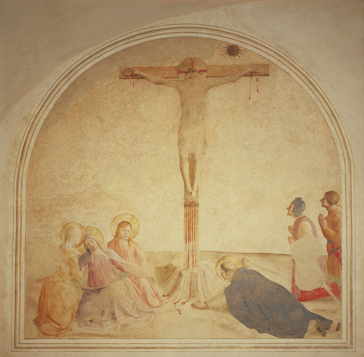 Keresztre feszítés alkotó: Fra  Angelico