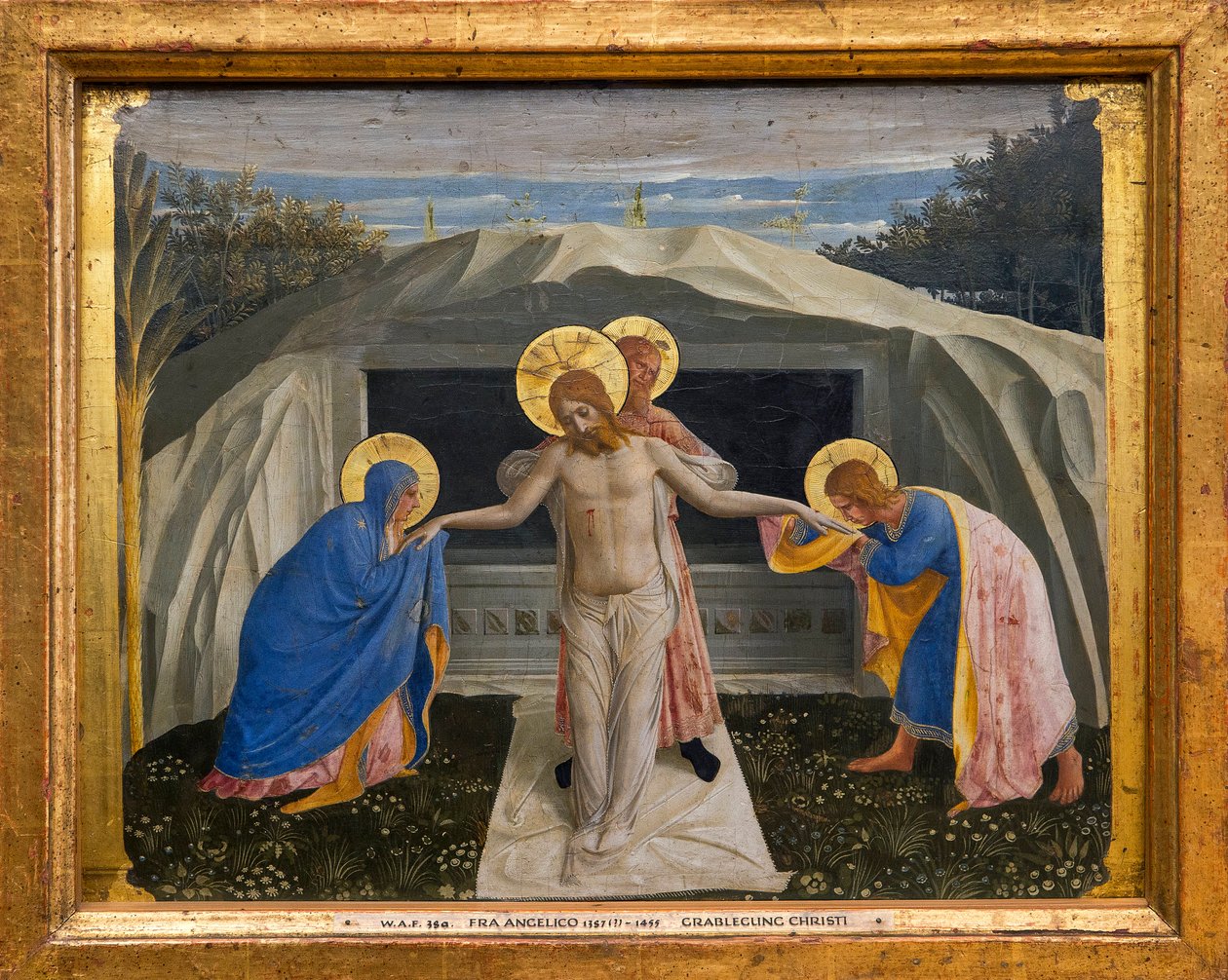 Krisztus temetése alkotó: Fra  Angelico