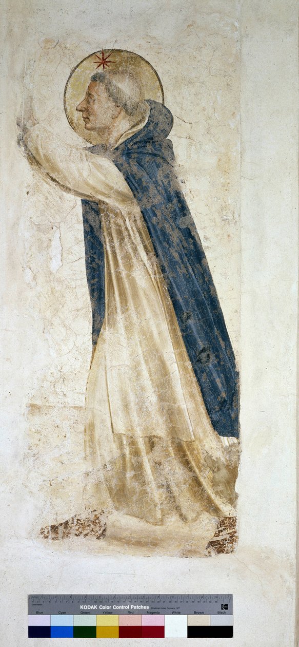 Szent Domonkos részlete alkotó: Fra Angelico