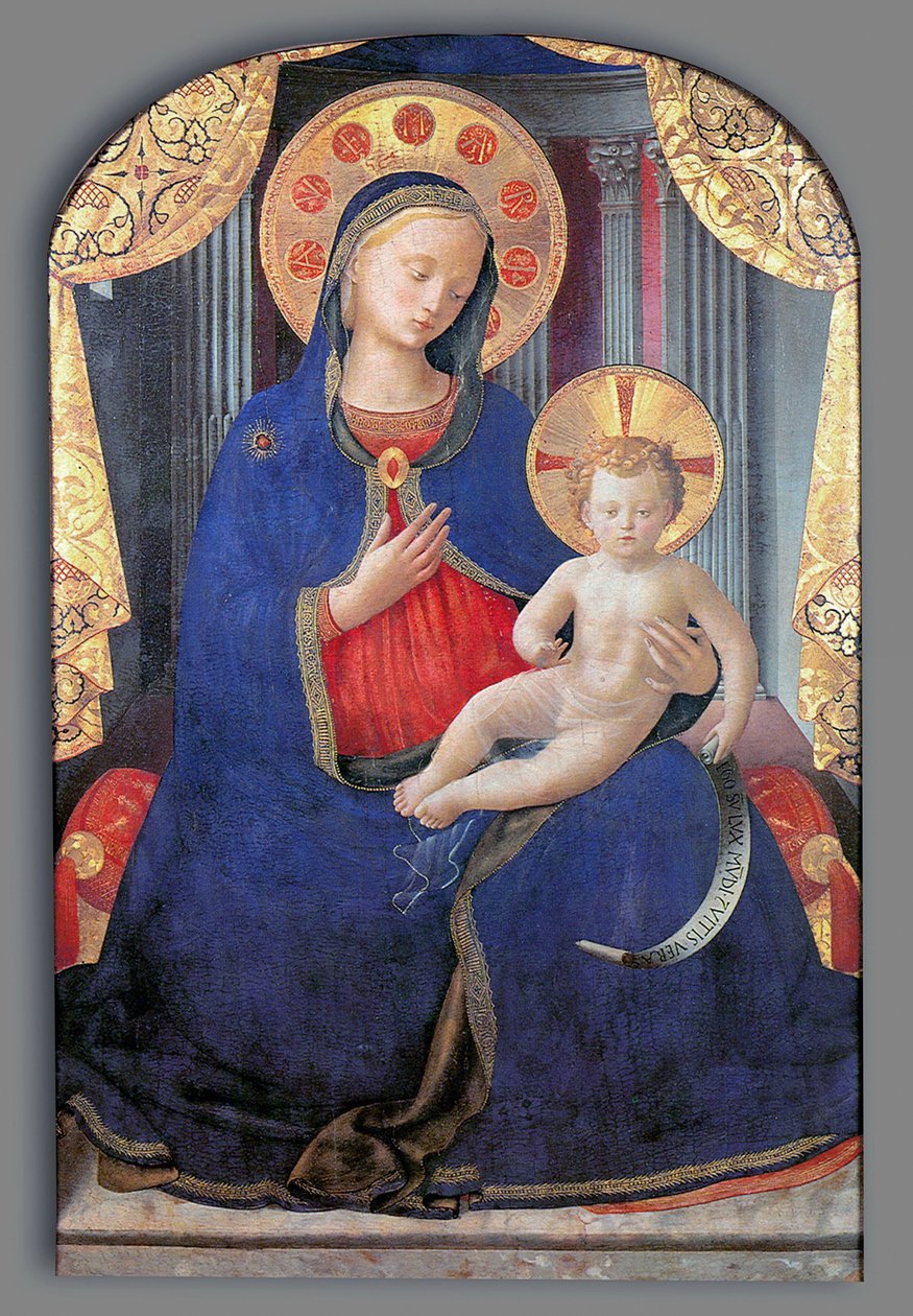Az alázat Madonnája alkotó: Fra Angelico