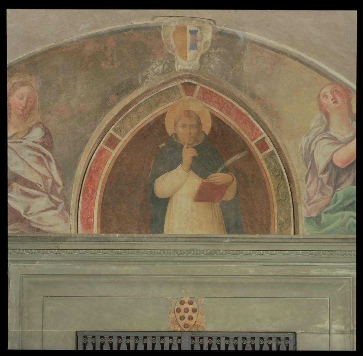 Csendet kérő Szent Péter vértanú alkotó: Fra Angelico