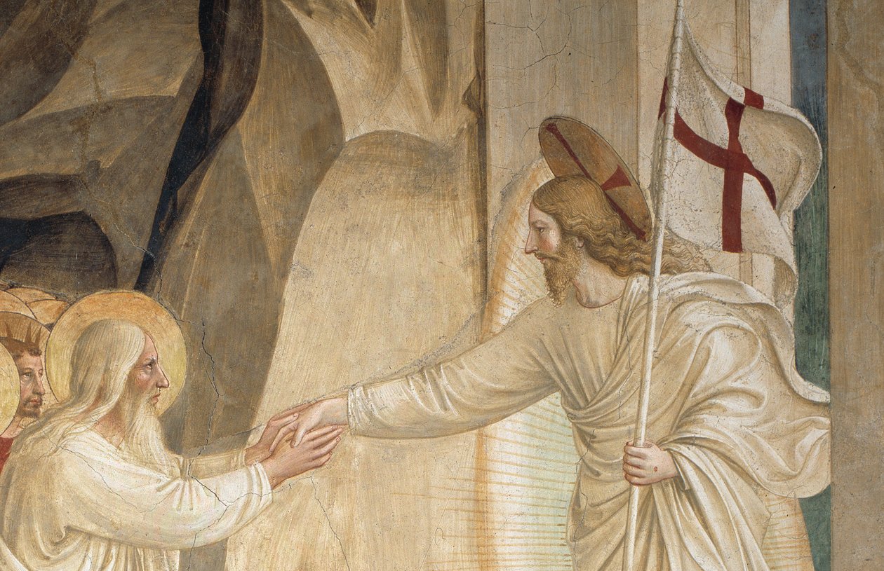 Az alászállás Limbóba, 1442 alkotó: Fra Angelico