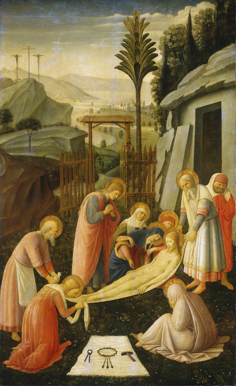 Krisztus temetése alkotó: Fra Angelico