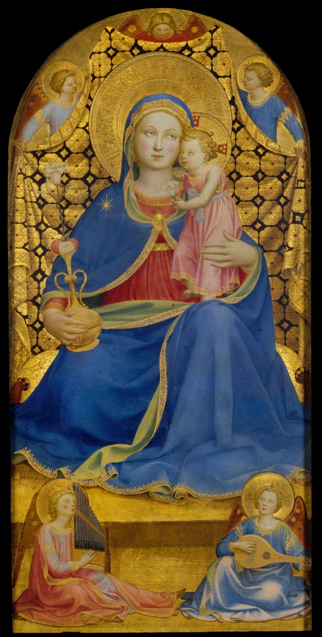 Az alázatosság szűze alkotó: Fra Angelico