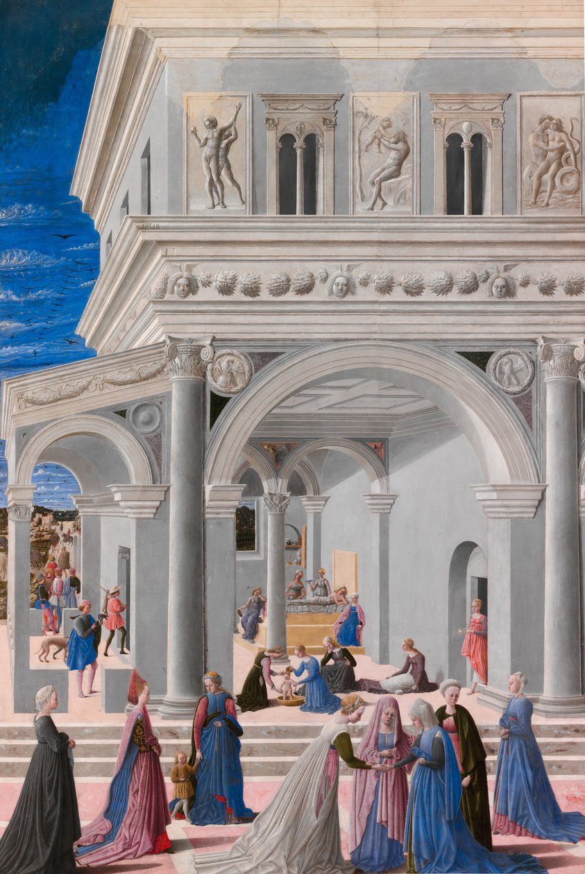A Szűz születése, 1467. alkotó: Fra Carnevale