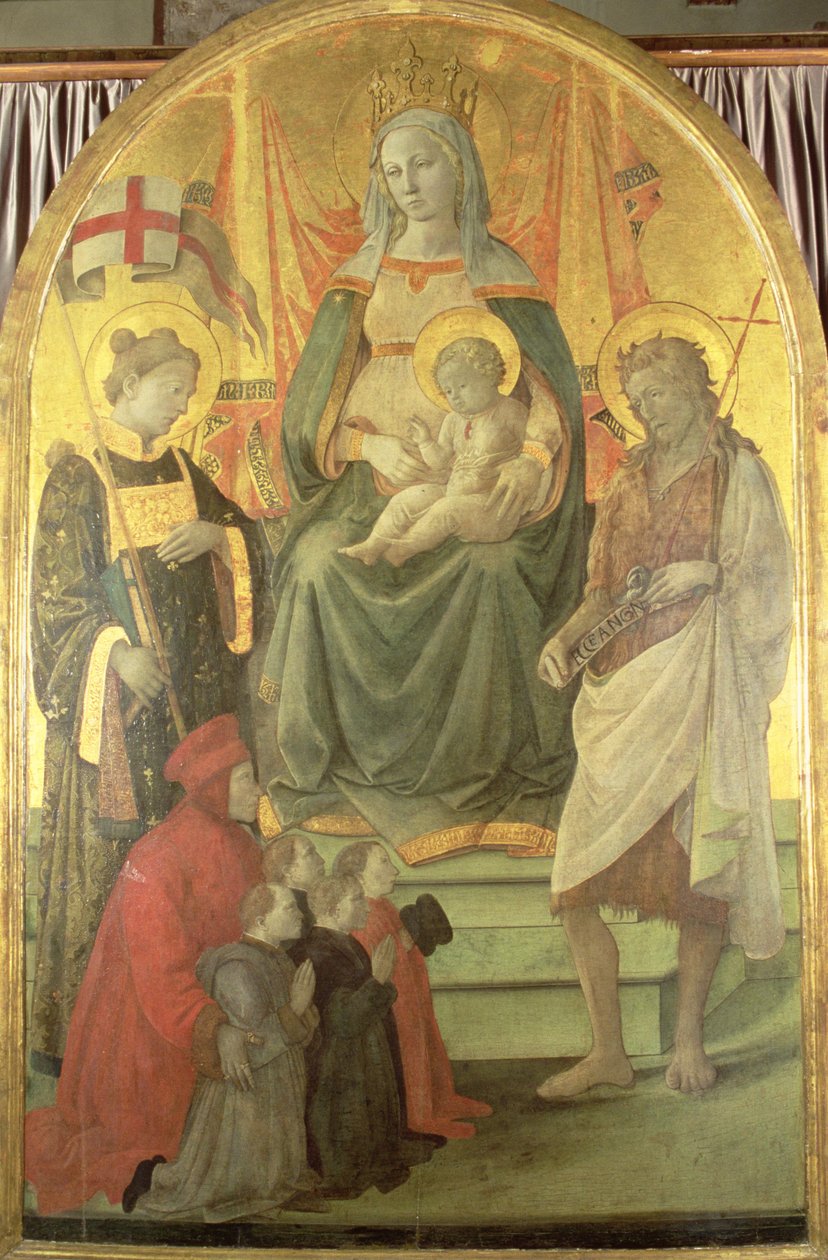 Madonna del Ceppo, 1453 alkotó: Fra Filippo Lippi