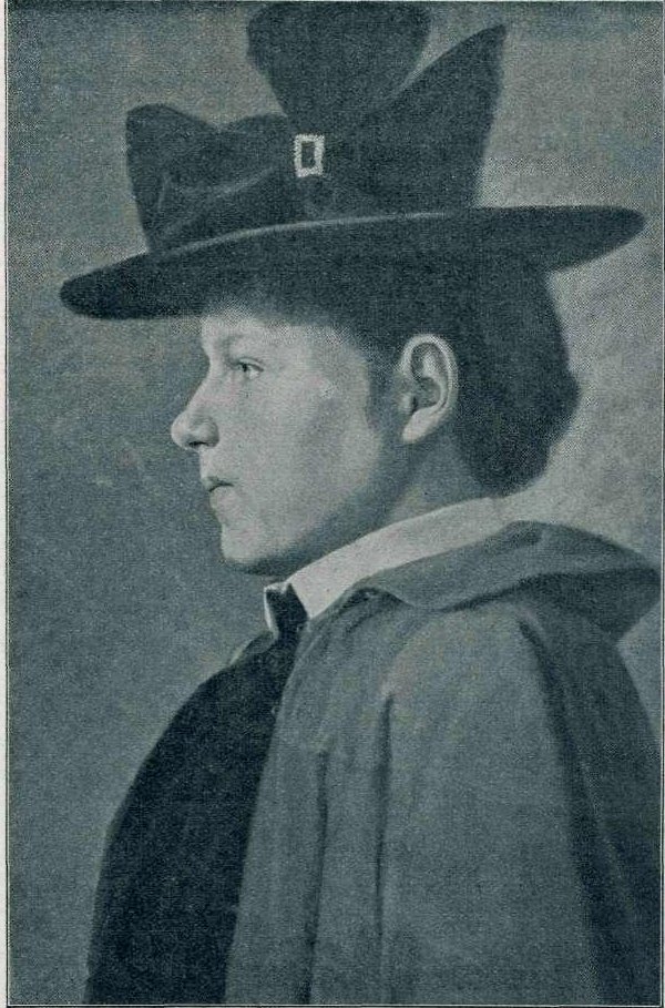 Egy kalapos hölgy alkotó: Franc Horvat