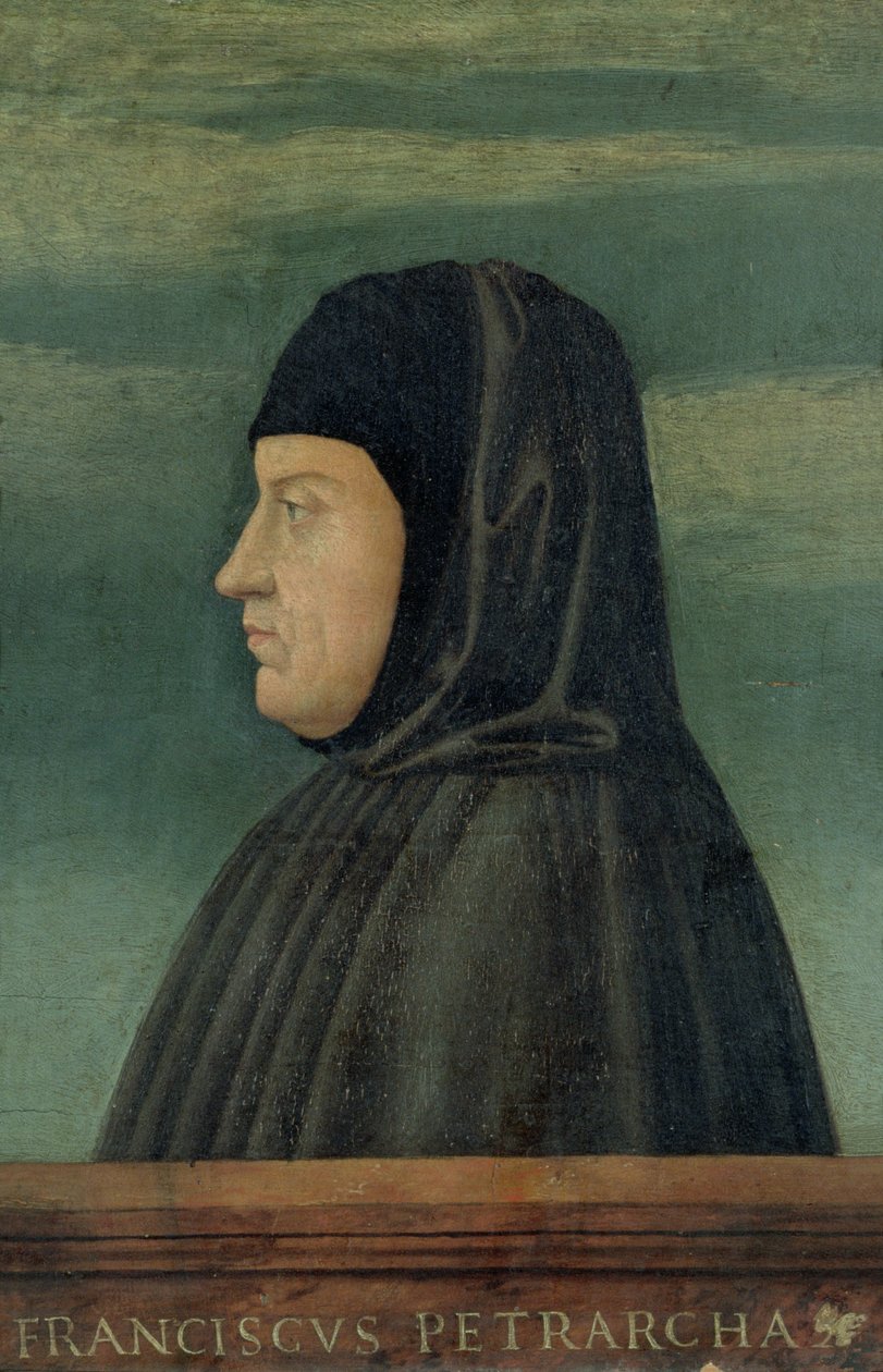 Petrarca (Francesco Petrarca) portréja (1304-74) alkotó: Francesco Bonsignori