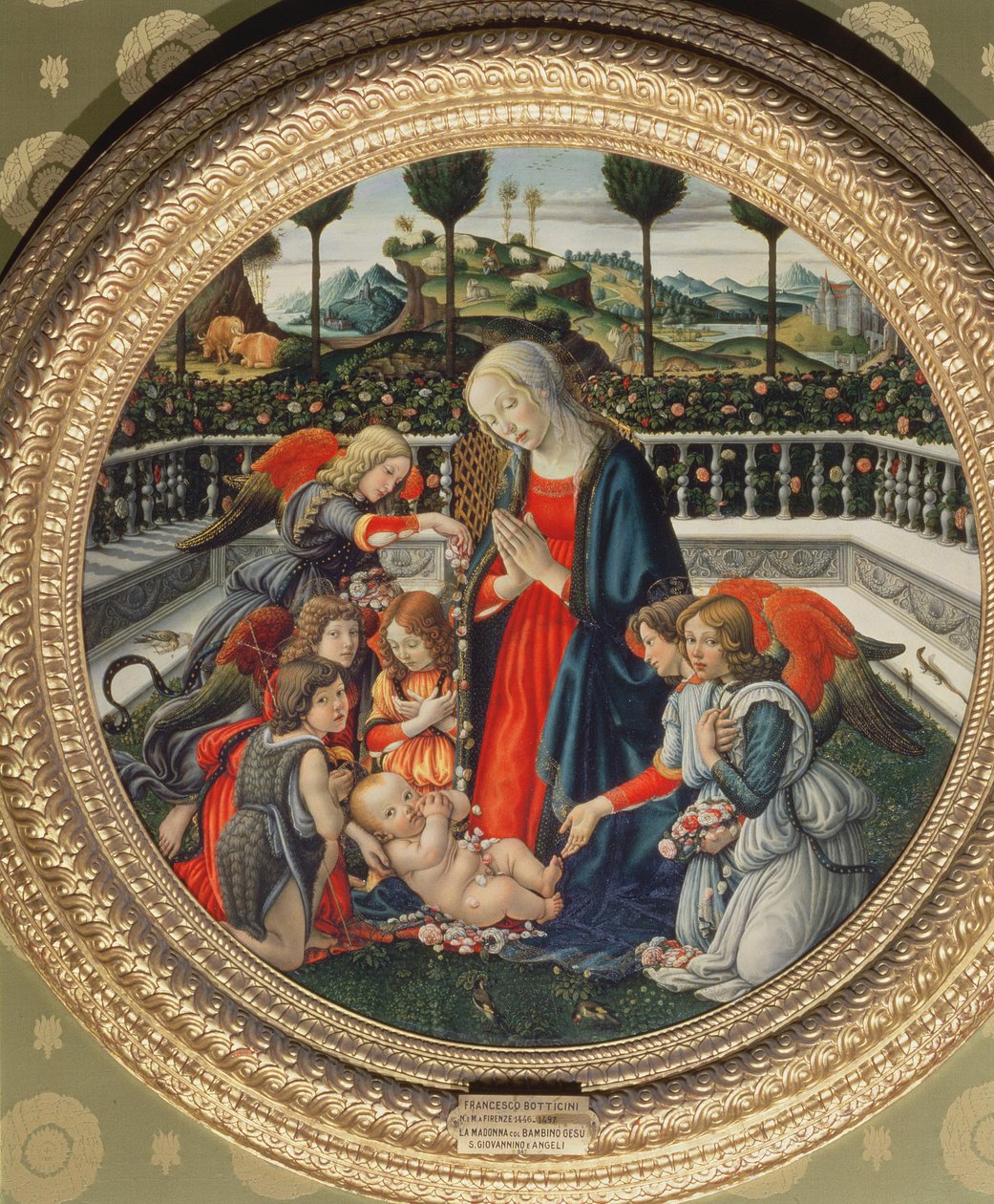 A gyermek Krisztus imádata alkotó: Francesco Botticini