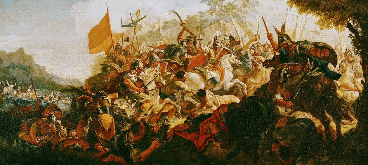 A Granicus-csata Kr.e. 334 májusában alkotó: Francesco Fontebasso