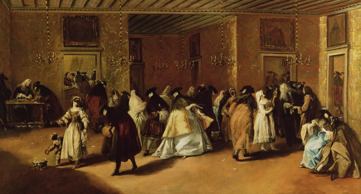 Álarcos Találkozó alkotó: Francesco Guardi