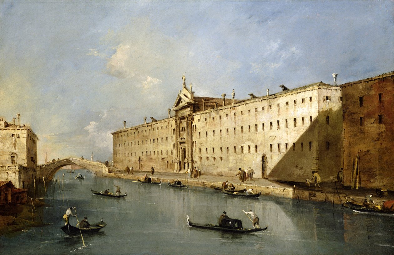 Rio dei Mendicanti alkotó: Francesco Guardi