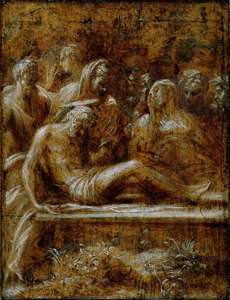 Krisztus temetése alkotó: Parmigianino