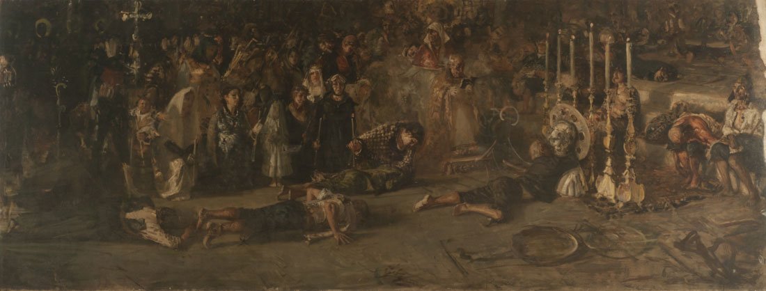 A Boceton szavazás alkotó: Francesco Paolo Michetti