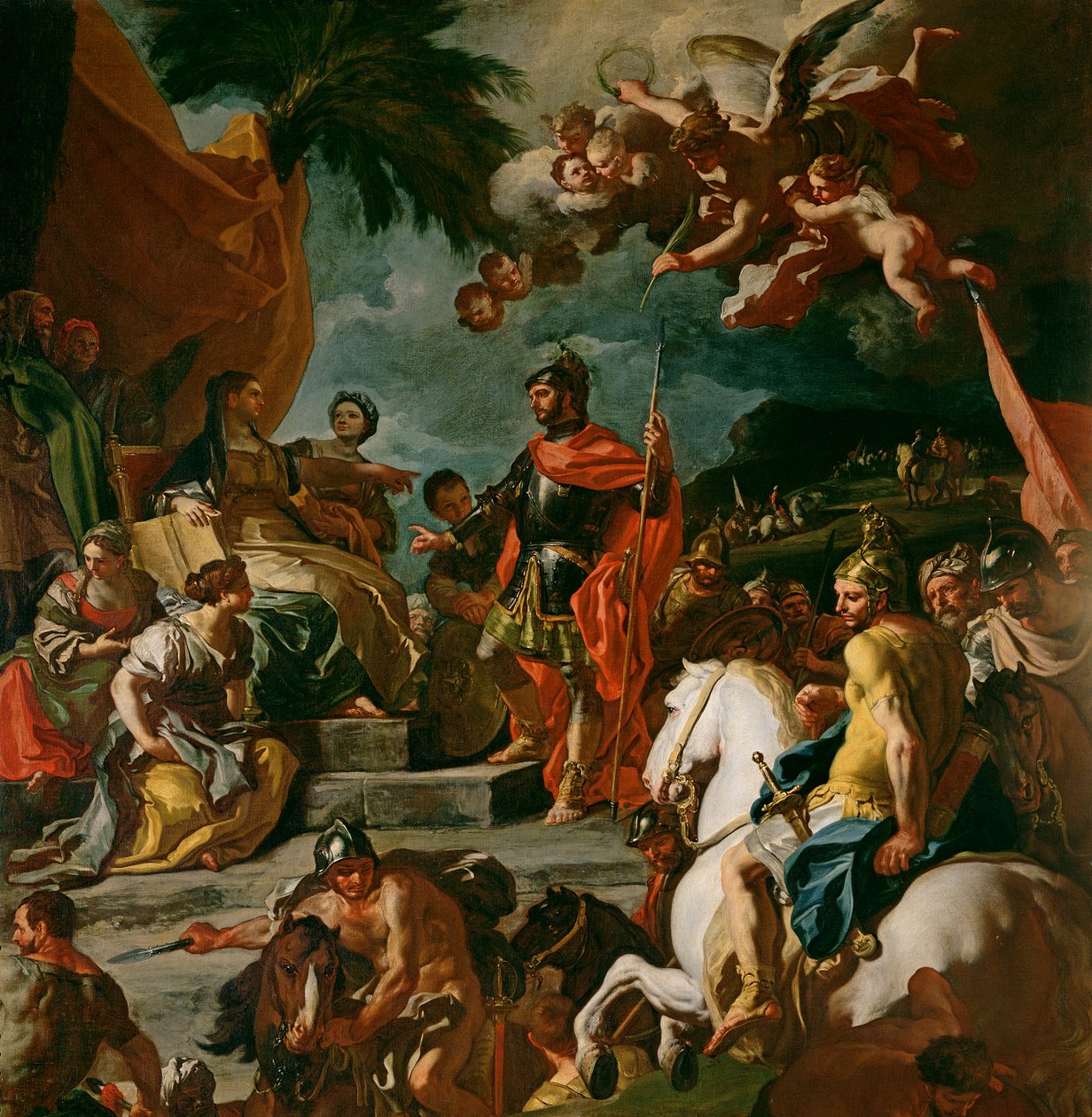 Barak és Debóra (67670 részlet) alkotó: Francesco Solimena