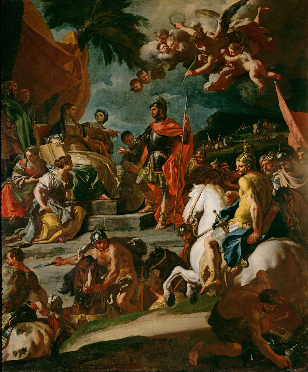 Barak és Deborah alkotó: Francesco Solimena