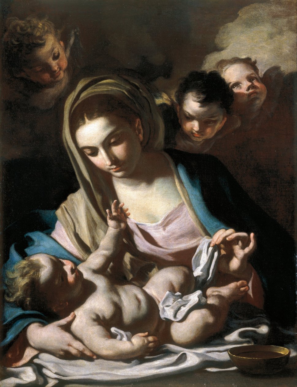 Madonna és gyermeke alkotó: Francesco Solimena