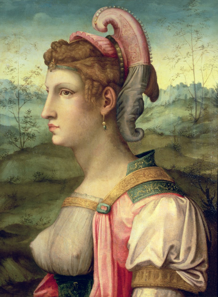 Szibilla, 1540 körül alkotó: Francesco Ubertini Verdi Bachiacca