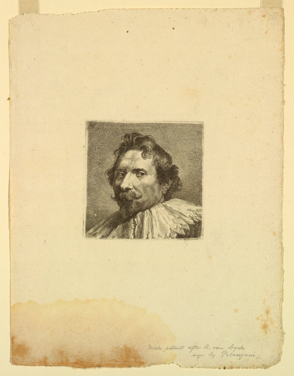 Férfi portré alkotó: Francesco (Felice) Polanzani