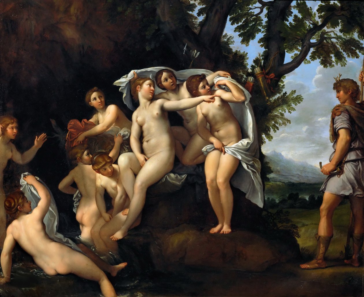 Diana és Actaeon, c. 1617. alkotó: Francesco Albani