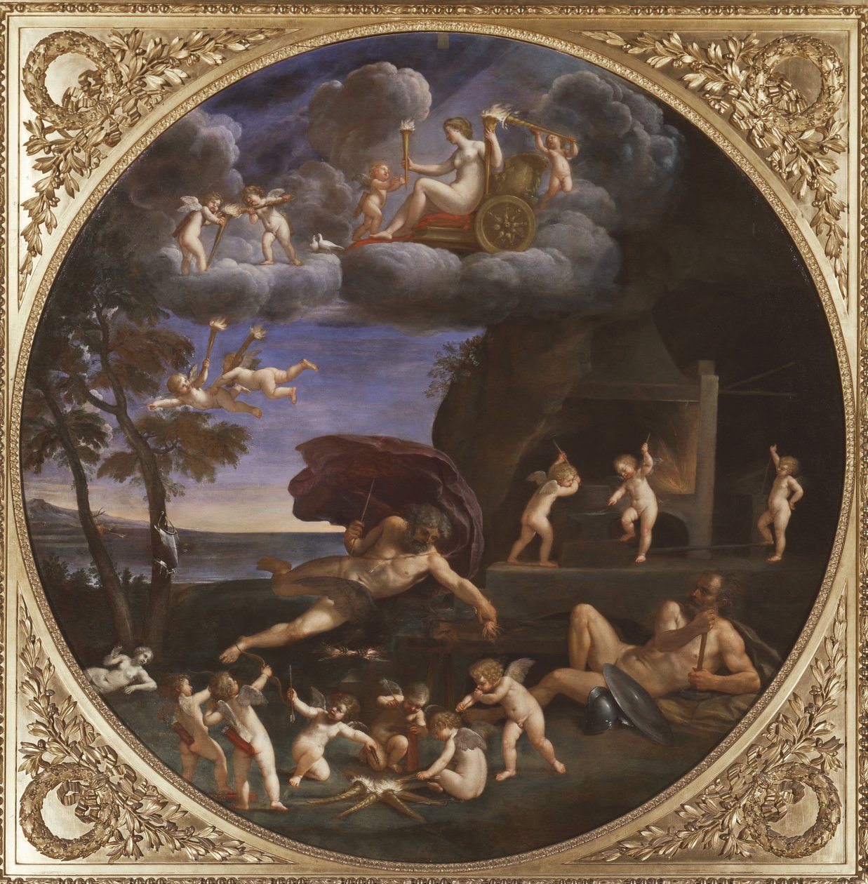 Tűzelem, 1625-28 alkotó: Francesco Albani