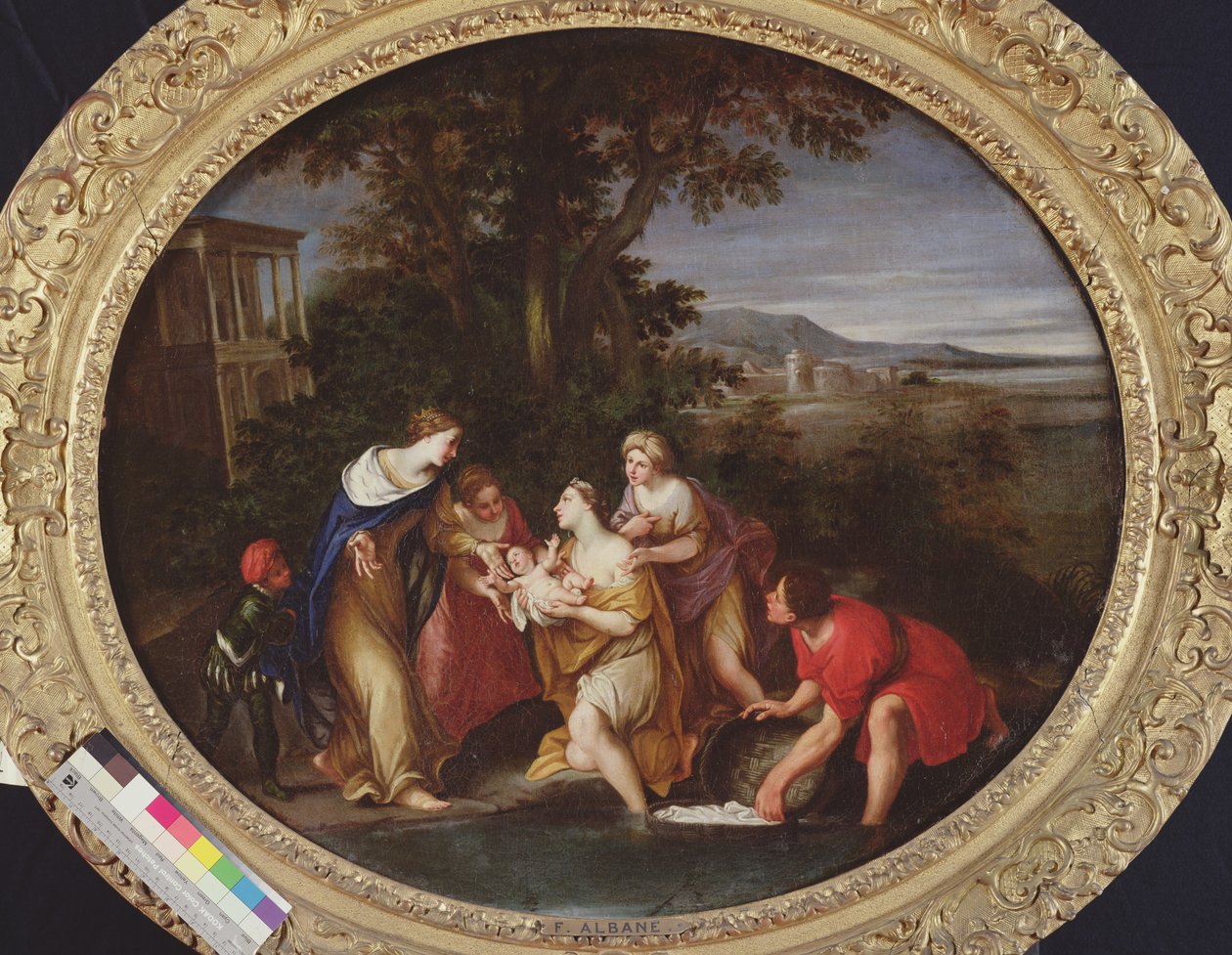 Mózes megmenekült a fulladástól alkotó: Francesco Albani