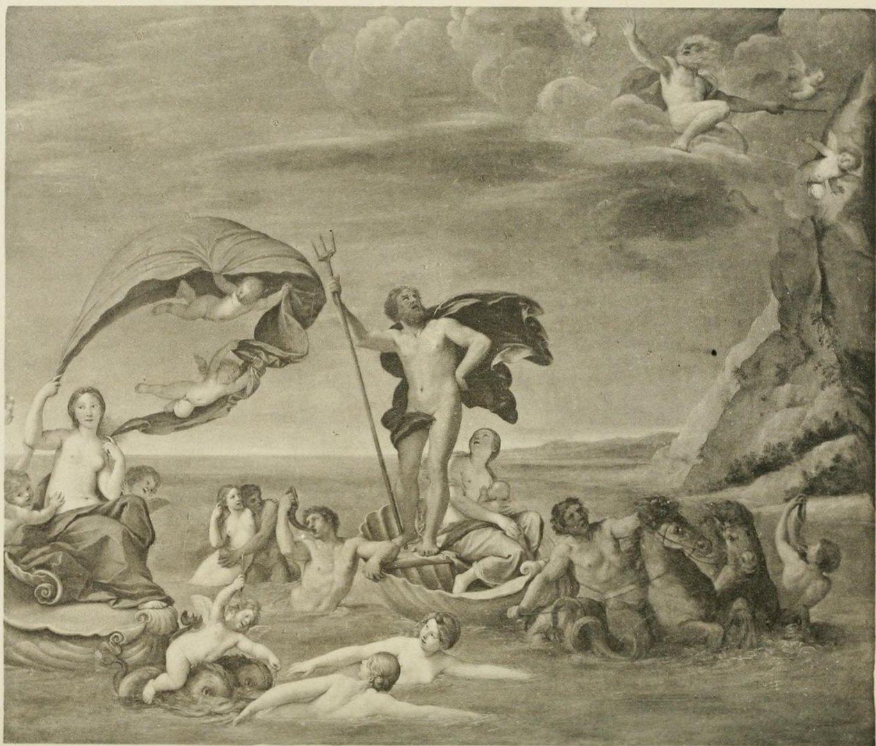 A tengeri birodalom, Neptunusz és Amphitrité alkotó: Francesco Albani