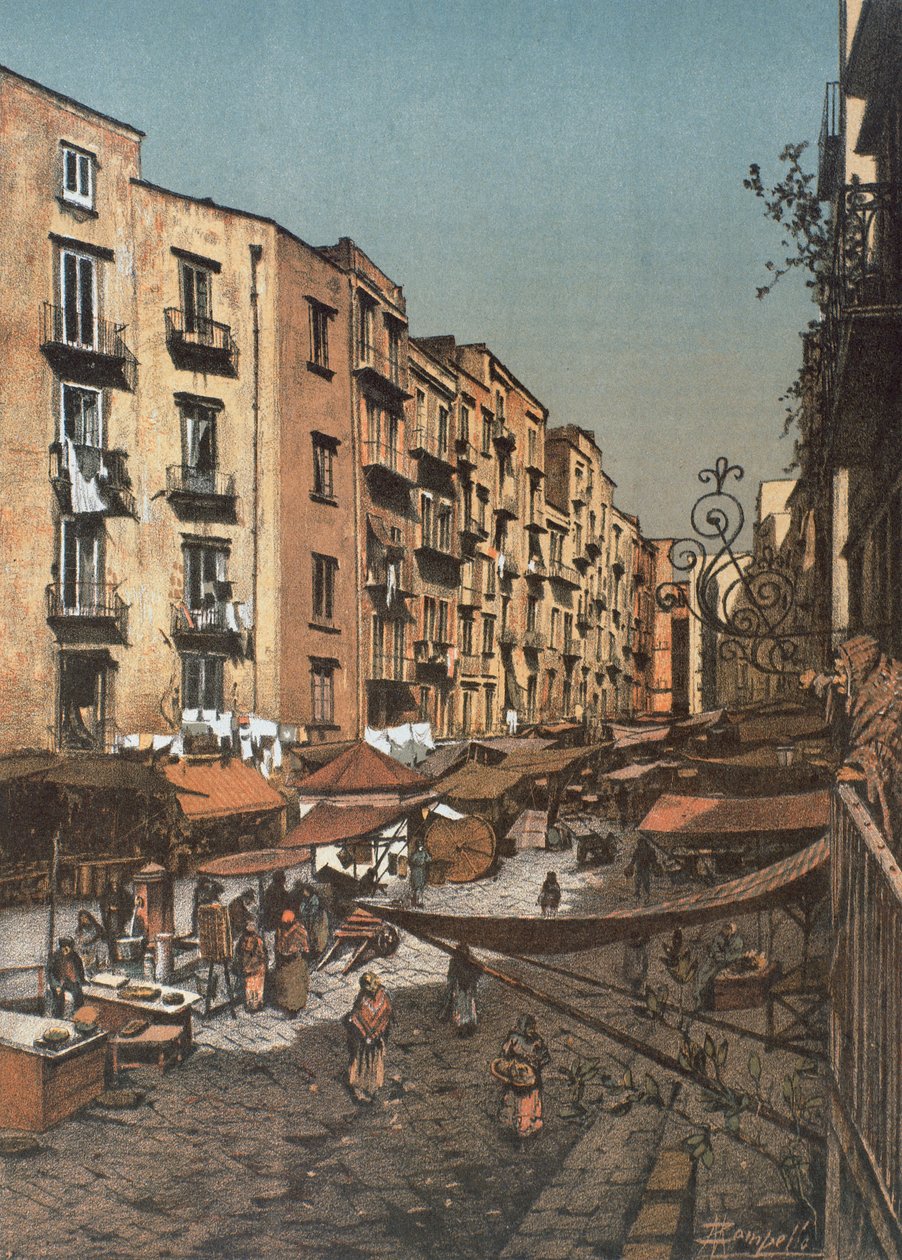 Strada Selleria a nápolyi Pendinóba alkotó: Francesco Aversano