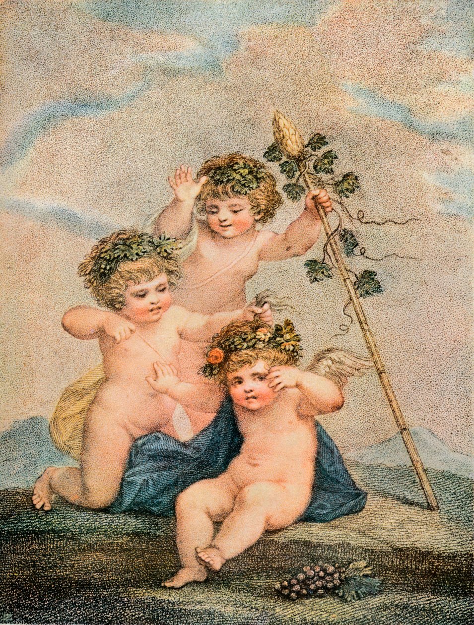Ámorok, XVIII. század alkotó: Francesco Bartolozzi