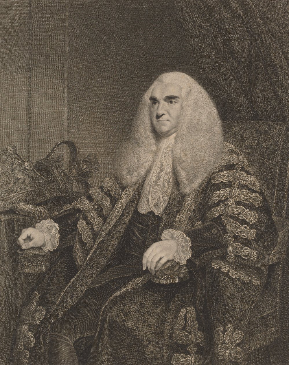 Edward, Lord Thurlow, 1782. alkotó: Francesco Bartolozzi