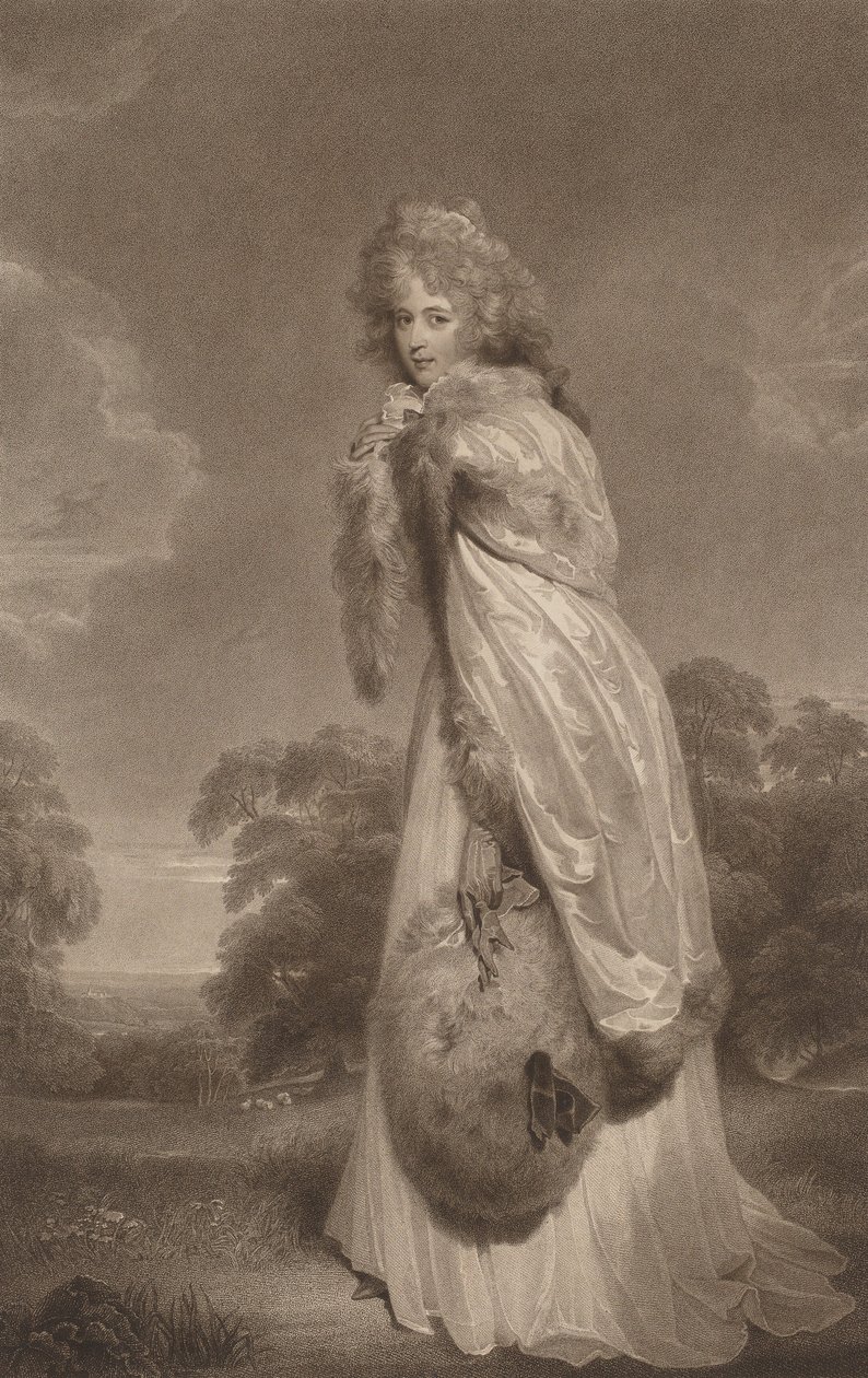 Elizabeth Farran, 1792. alkotó: Francesco Bartolozzi