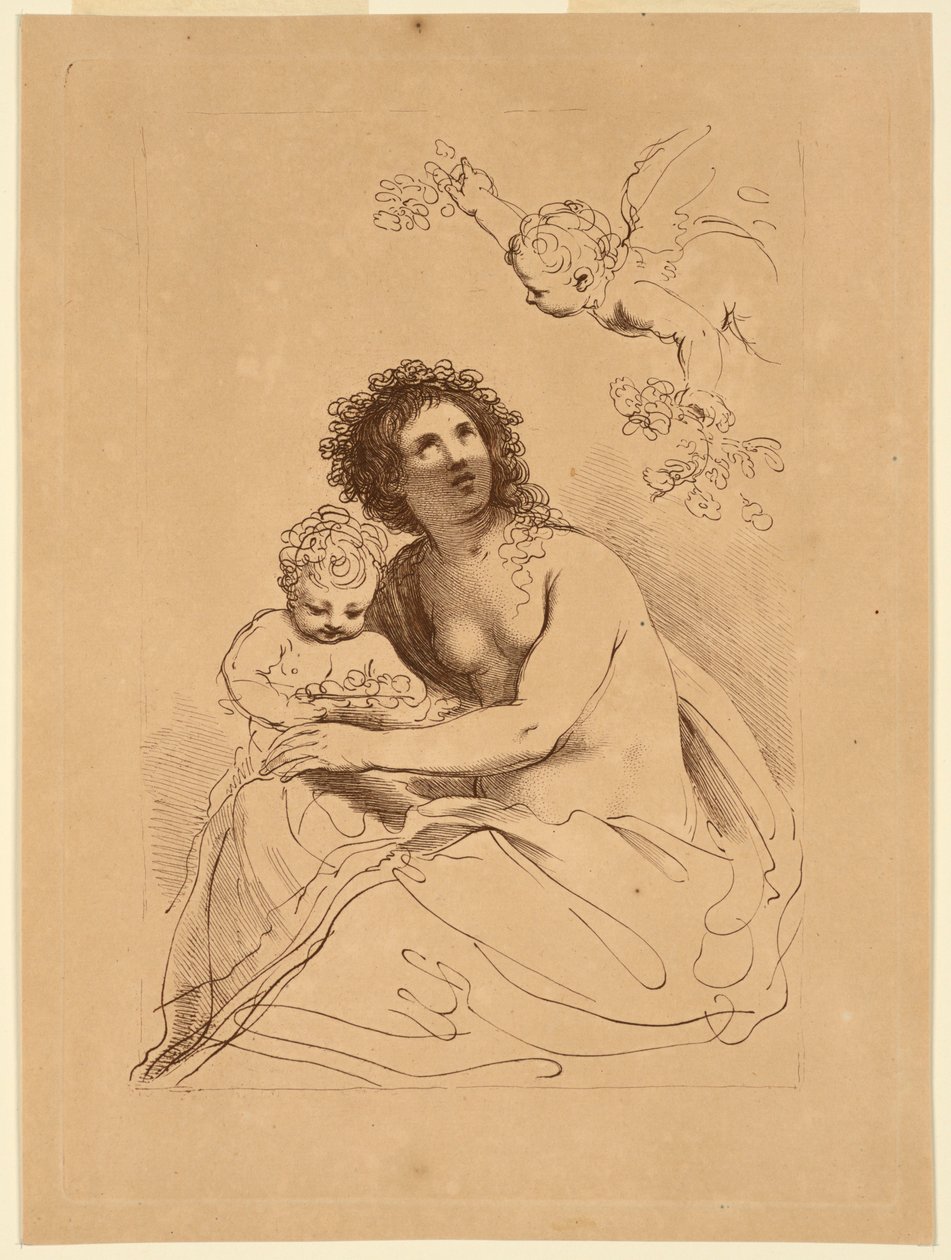 Flóra fiúkkal alkotó: Francesco Bartolozzi