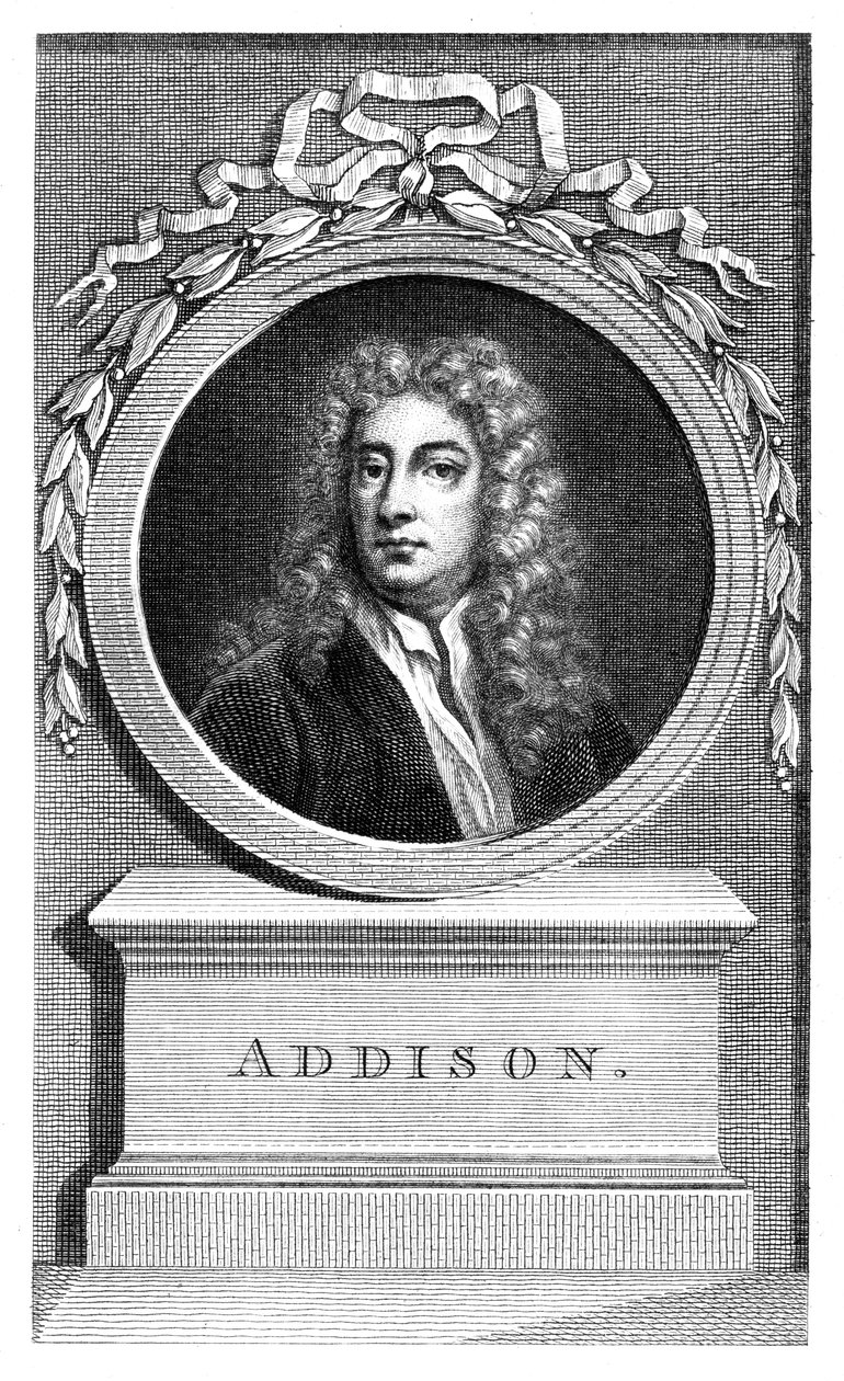 Joseph Addison angol politikus és író. alkotó: Francesco Bartolozzi