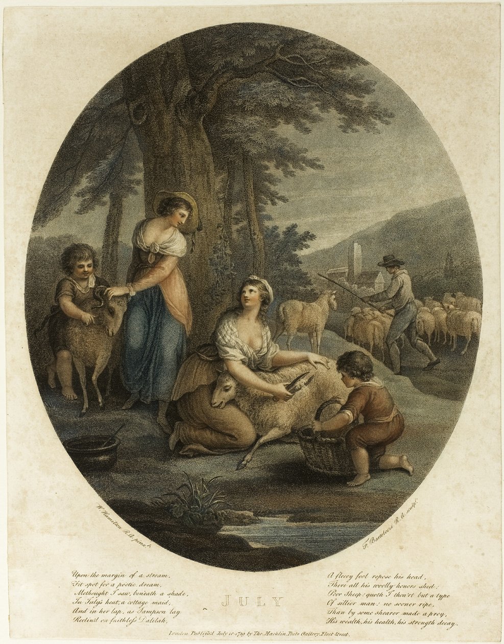 július alkotó: Francesco Bartolozzi