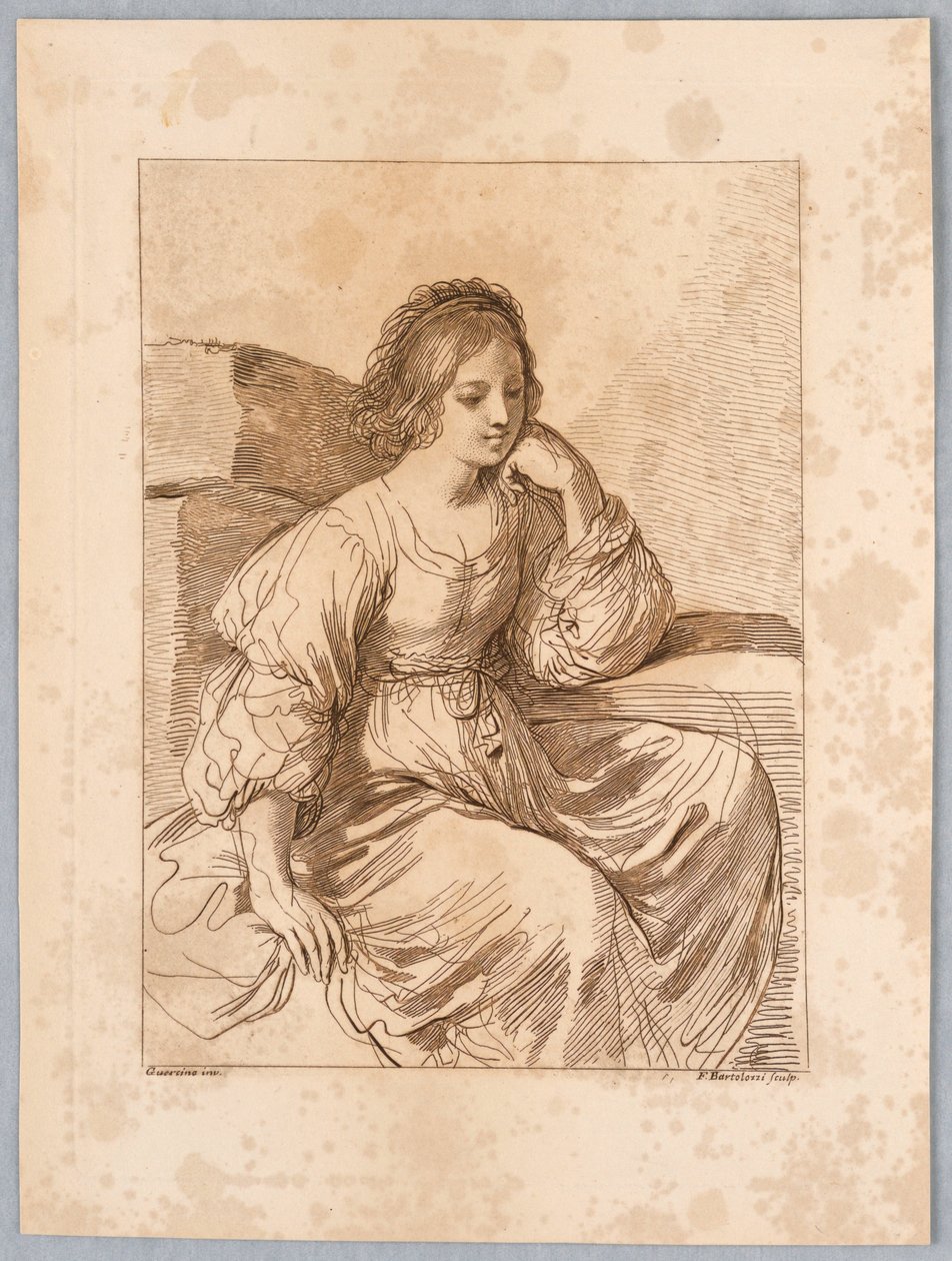 Egy hölgy portréja alkotó: Francesco Bartolozzi