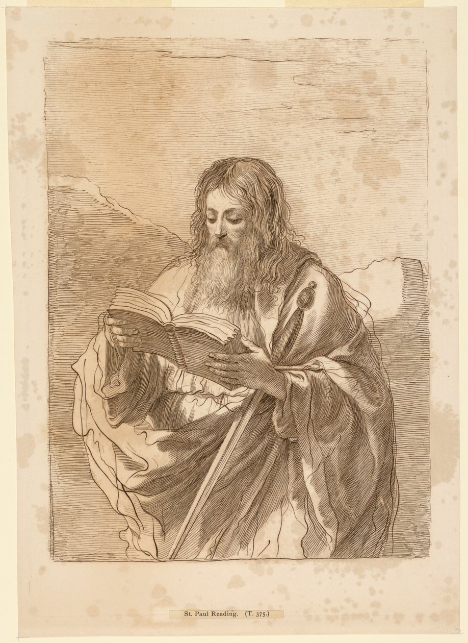Szent Pál olvasmánya alkotó: Francesco Bartolozzi