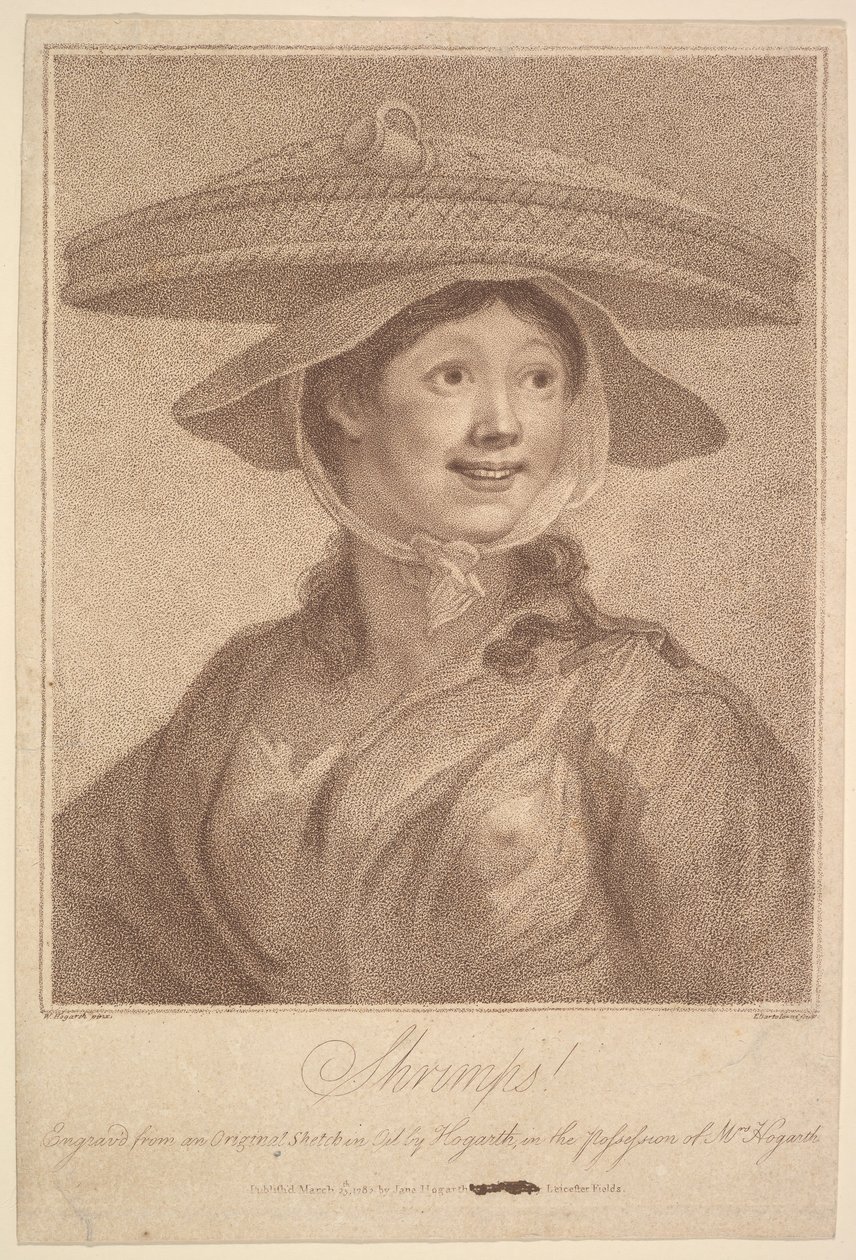 Shrimps!, [1782. március 25.], újra kiadva 1790-ben. alkotó: Francesco Bartolozzi