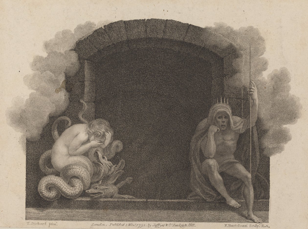 A Halál sírja. alkotó: Francesco Bartolozzi