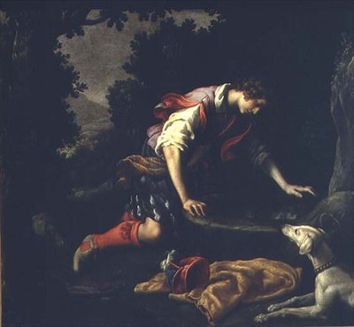 Nárcisz a szökőkútnál alkotó: Francesco Curradi