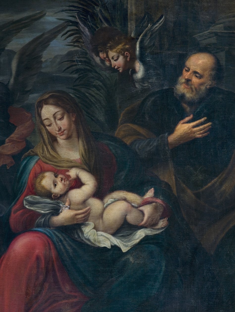 A pásztorok imádata, részlet alkotó: Francesco Fabbrica