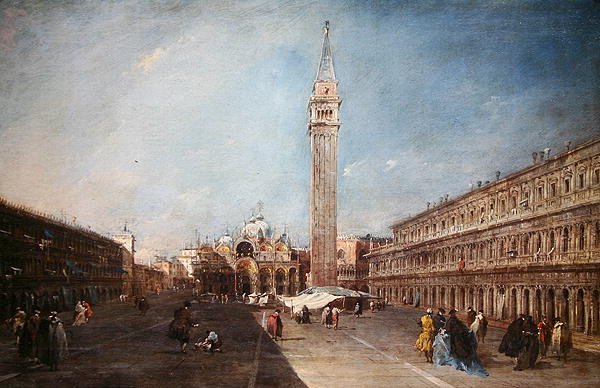 Piazza San Marco (olaj, vászon) alkotó: Francesco Guardi