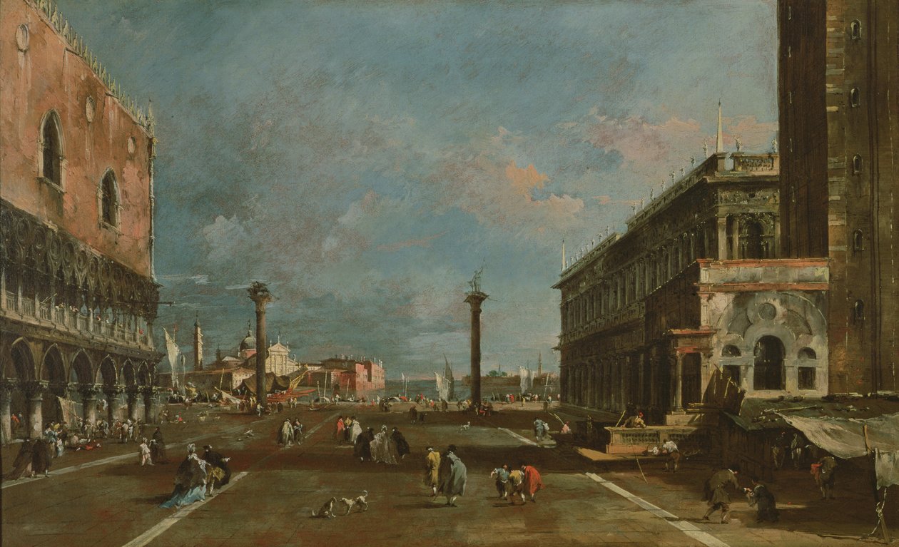 San Marco Piazzetta, Velence alkotó: Francesco Guardi